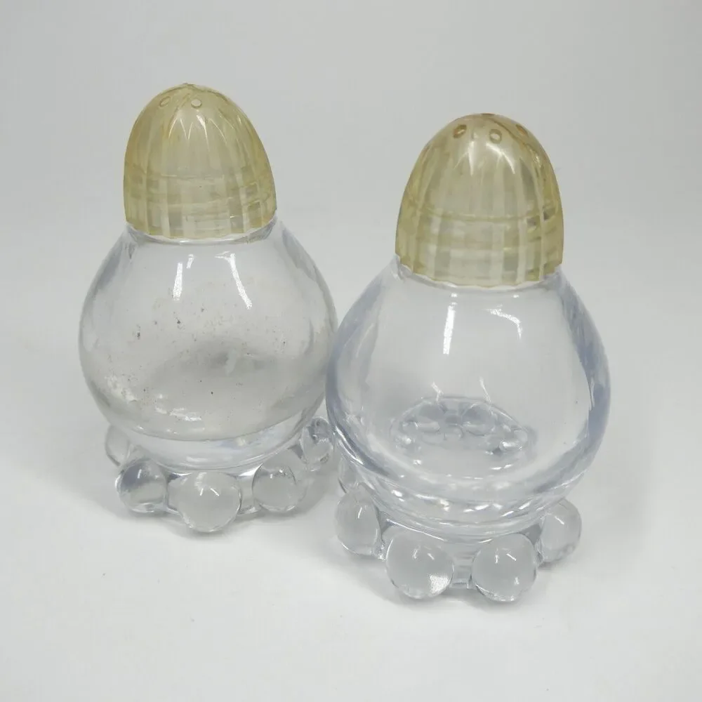 Candlewick Salt & Pepper Shakers Pair Imperial Glass Clear